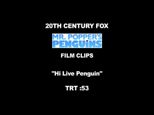 Clip Hi Live Penguin - I Pinguini di Mr. Popper