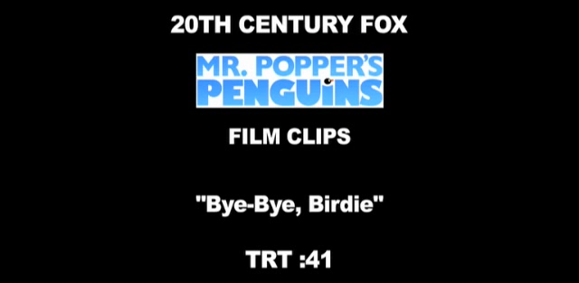 Clip 'Bye-Bye Birdie' - I Pinguini di Mr. Popper