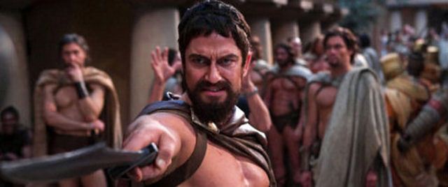 Gerard Butler e Lena Headey in '300: Battle of Artemisia'