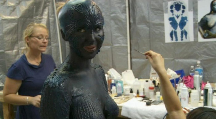 Jennifer Lawrence si trasforma in Mystique - X-Men: L' inizio