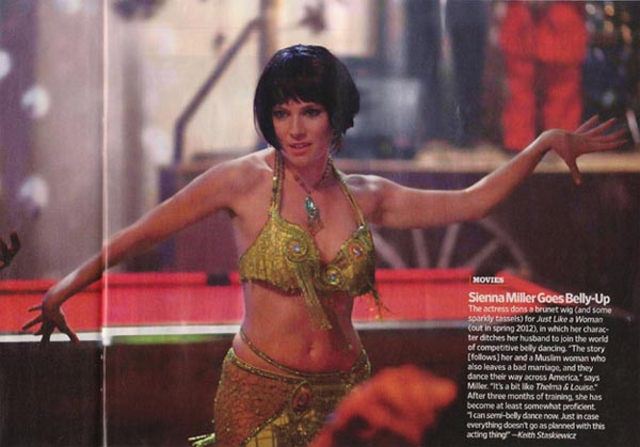 Sienna Miller danzatrice del ventre in 'Just Like a Woman'
