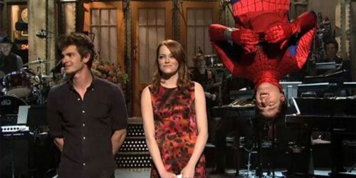Andrew Garfield al ‘Saturday Night Live’ per promuovere Spider Man