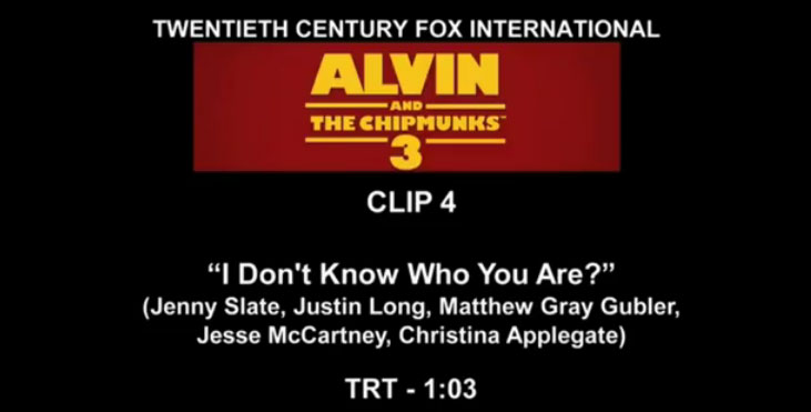 Clip 04 - Alvin Superstar 3: si salvi chi puo'
