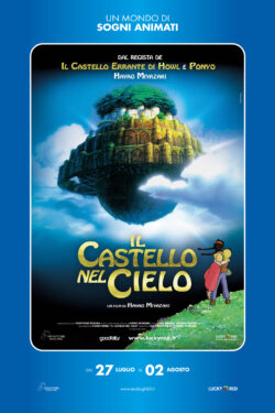 Poster Il castello nel cielo di Hayao Miyazaki (Estate 2023)