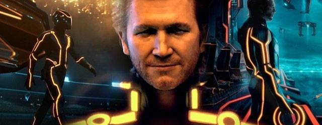 Jeff Bridges in una scena di Tron: Legacy