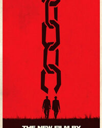 Django Unchained, primo Poster minimalista