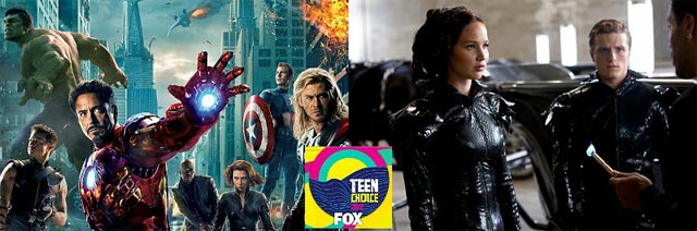 Teen Choice Awards 2012: The Avengers contro Hunger Games