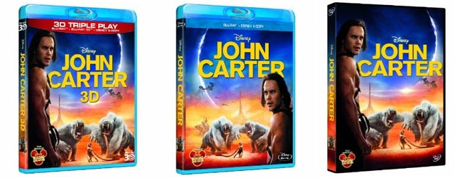 John Carter in DVD e Blu-ray Disc