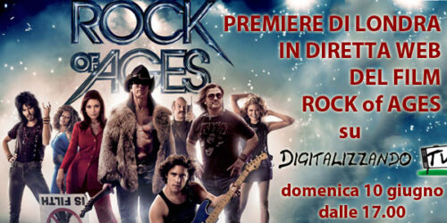 Rock of Ages: Premiere a Londra in diretta web