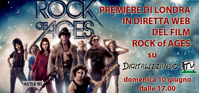 Rock of Ages: Premiere a Londra in diretta web