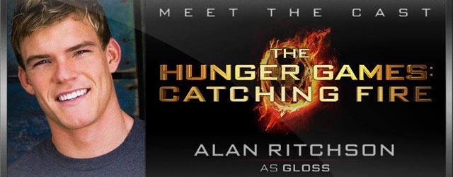 Alan Ritchson come Gloss in Hunger Games: La ragazza di fuoco