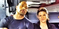 Dwayne Johnson e Gina Carano