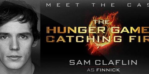 Sam Claflin come Finnick in Hunger Games: La ragazza di fuoco