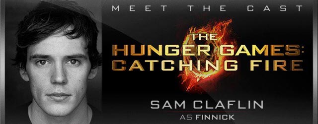 Sam Claflin come Finnick in Hunger Games: La ragazza di fuoco