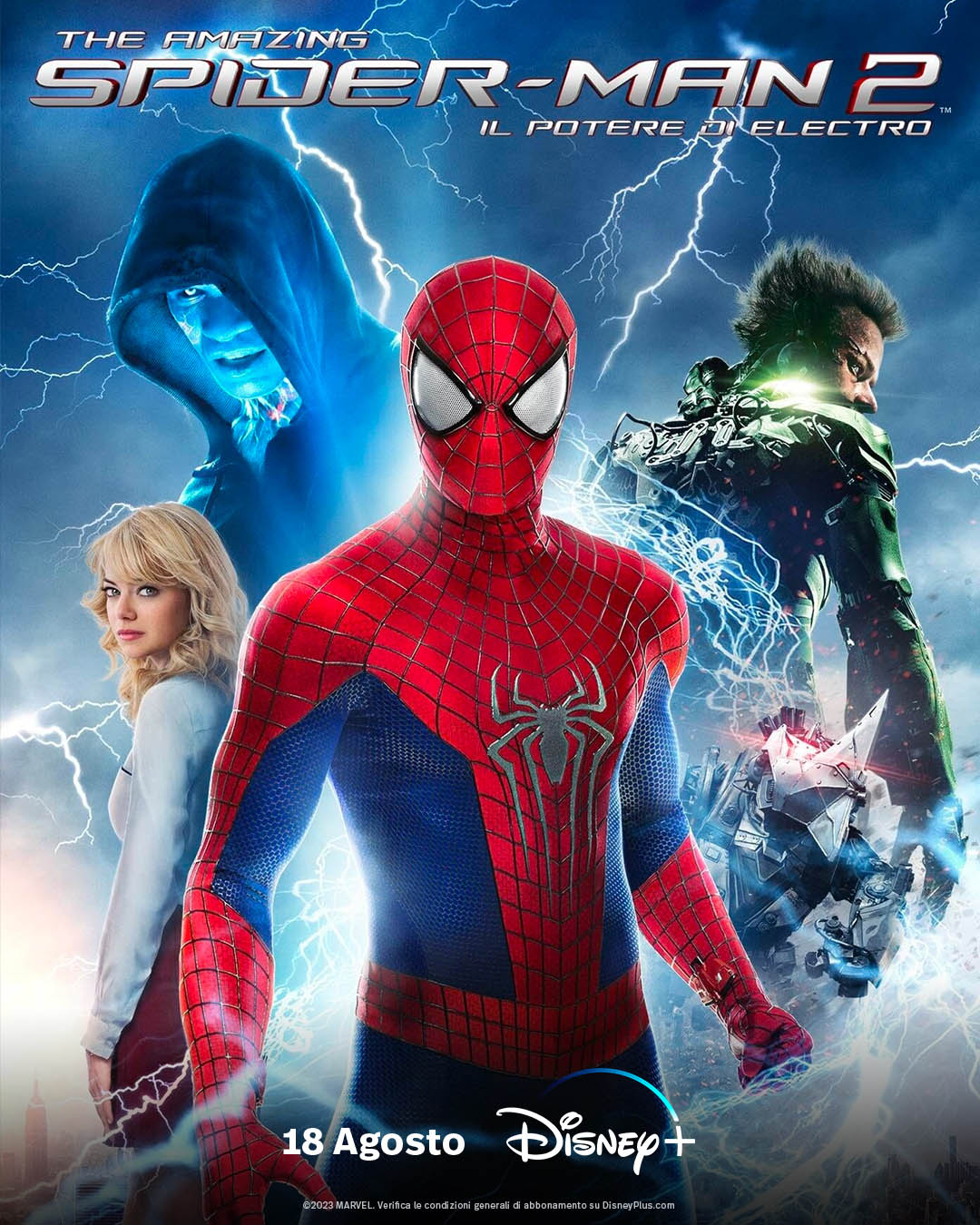 The Amazing Spider-Man 2 - Il potere di Electro (2014) - Poster Disney+