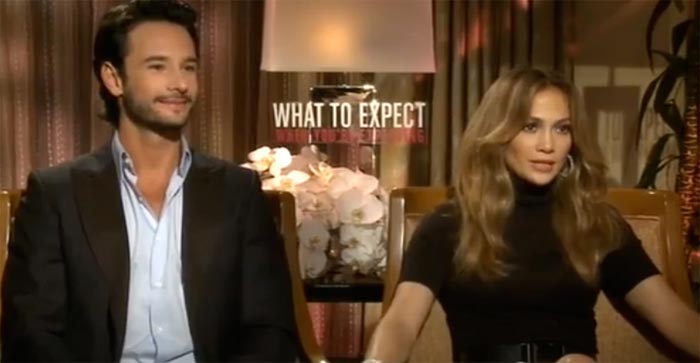 Intervista ad Jennifer Lopez e Rodrigo Santoro - Che cosa aspettarsi quando si aspetta