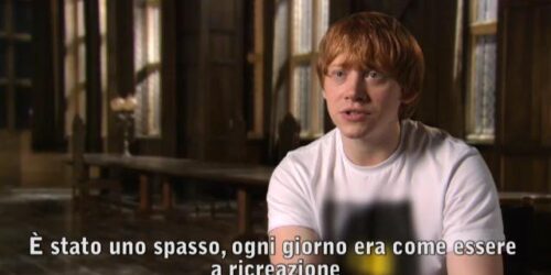 Speciale Rupert Grint sul set – Harry Potter Wizard’s Collection