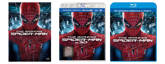 The Amazing Spider-Man in DVD, Blu-Ray, Blu-Ray 3D