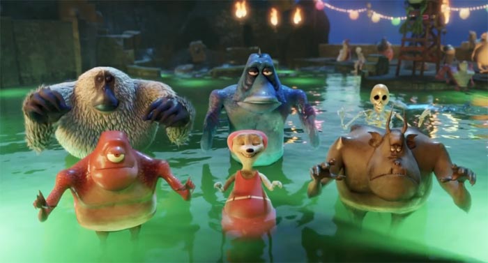 Clip A lezione di AcquaGym - Hotel Transylvania