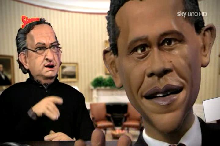 Clip Obama 'scopre' Marchionne - Gli sgommati