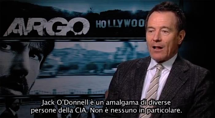 Intervista a Bryan Cranston - Argo