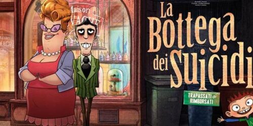 La bottega dei suicidi: il primo film d’animazione di Patrice Leconte dal 28 Dicembre al cinema