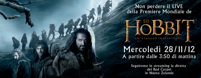 Lo Hobbit: in diretta la Premiere di 'Un Viaggio Inaspettato' da Wellington