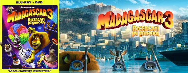 Il Blu-Ray di Madagascar 3