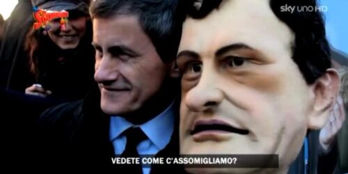 Clip Alemanno incontra il suo alter ego ‘sgommato’ – Gli Sgommati