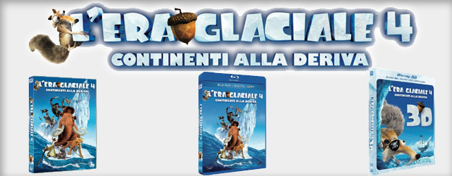 L'era glaciale 4 - Continenti alla deriva in DVD, Blu-ray dal 11 gennaio