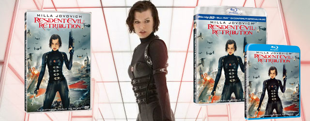 Resident Evil: Retribution in DVD, Blu-ray, Blu-ray 3D