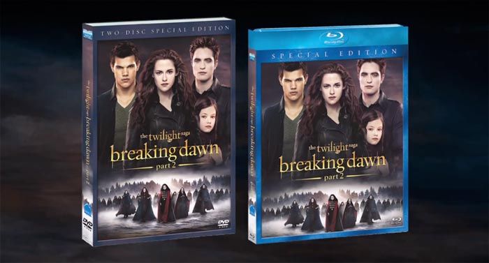 Promo DVD e Blu-ray - Twilight Breaking Dawn - Parte 2