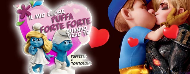 San Valentino da I Puffi 2 e Ralph Spaccatutto