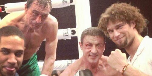 Prima foto di Sylvester Stallone, Robert De Niro sul ring in Grudge Match