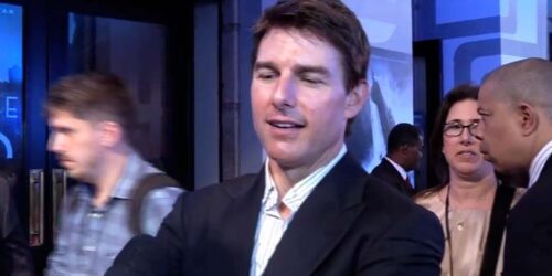 Intervista a Tom Cruise sul red carpet di Rio de Janeiro – Oblivion