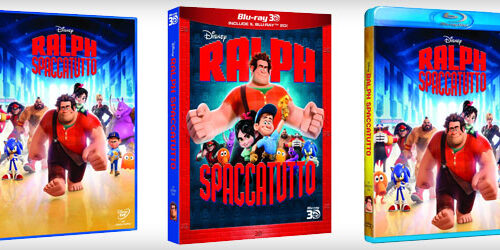Ralph Spaccatutto in DVD, Blu-ray, Blu ray 3D