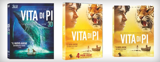 Vita di Pi in DVD, Blu-ray