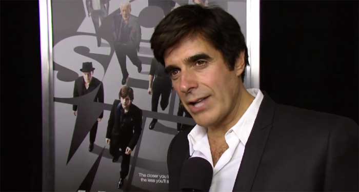 Now You See Me - I Maghi del Crimine: intervista all'illusionista David Copperfield alla premiere