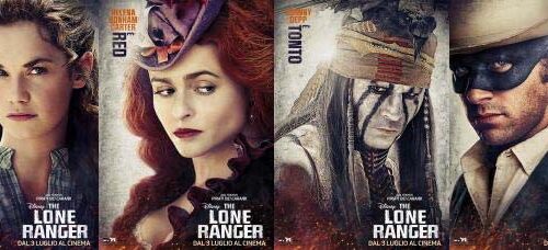 The Lone Ranger: character banner e descrizione personaggi