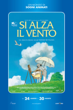 Poster Si alza il vento di Hayao Miyazaki (agosto 2023)