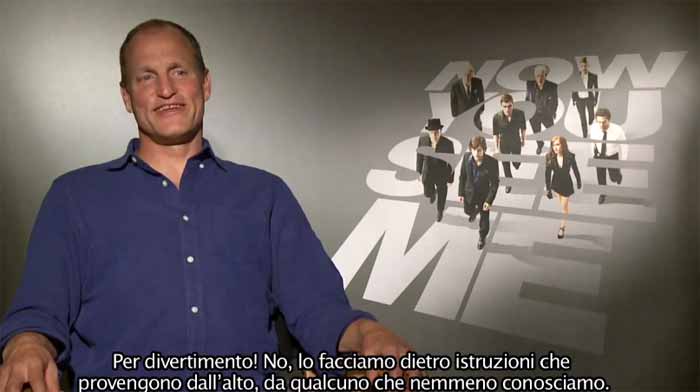 Intervista a Woody Harrelson - Now You See Me - I maghi del crimine