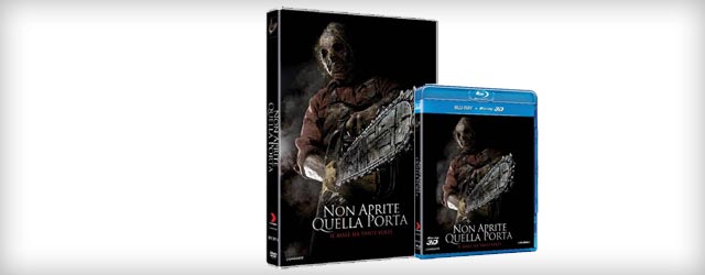 Non aprite quella porta in DVD, Blu-ray 3D