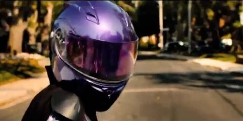 Clip Hit Girl corre in moto a casa – Kick-Ass 2