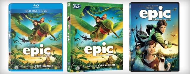 EPIC in Blu-ray 3D, DVD