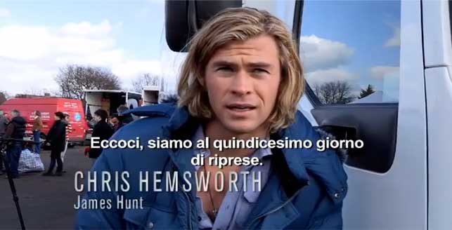 Featurette Esperienza di Chris Hemsworth - Rush