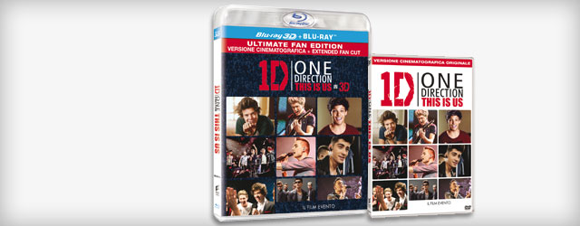 One Direction: This Is Us in DVD, Blu-ray 3D