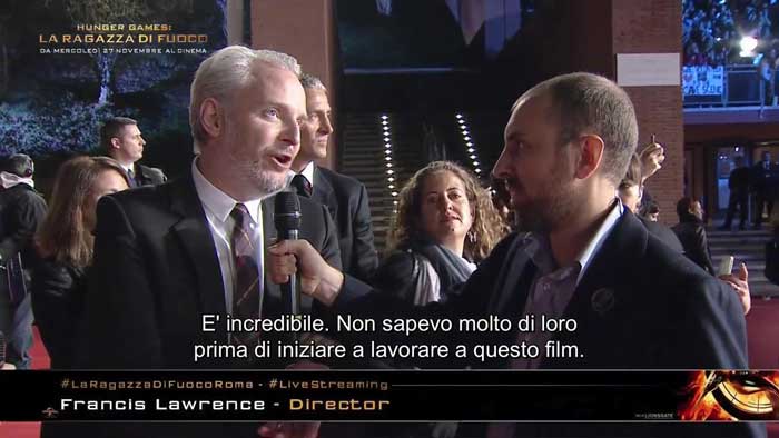 Intervista a Francis Lawrence sul red carpet di Roma - Hunger Games: La Ragazza di Fuoco