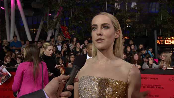 Intervista Jena Malone - Premiere Los Angeles - Hunger Games: La ragazza di fuoco