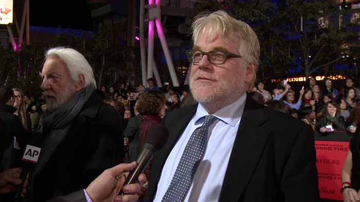 Intervista Philip Seymore Hoffman - Premiere Los Angeles - Hunger Games: La ragazza di fuoco