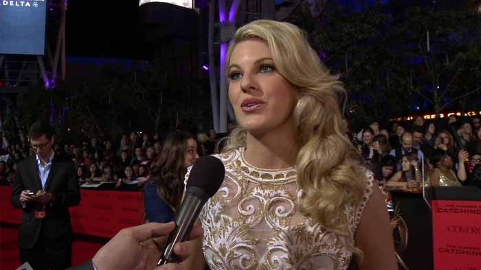 Intervista Stephanie Leigh Schlund - Premiere Los Angeles - Hunger Games: La ragazza di fuoco